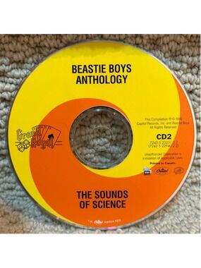 Beastie Boys Anthology The Sounds of Science CD2 Yellow Orange One Size